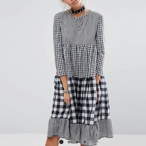 Milk It Vintage Tiered Dress| size xsmall